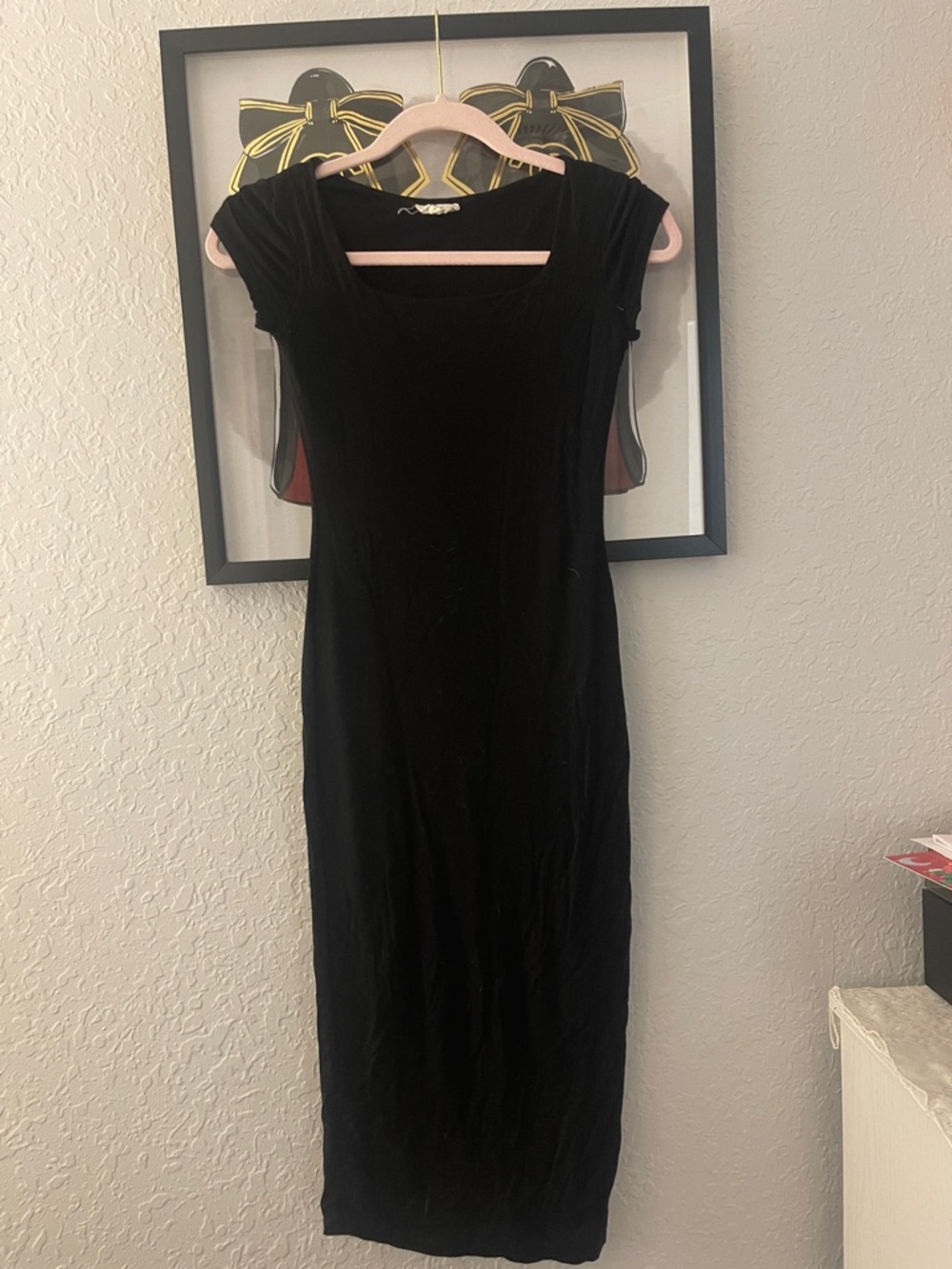 Classic Black Sheath Dress - Women's Elegant Midi Dress